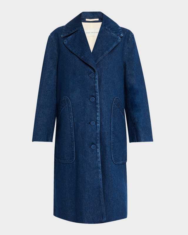 Ricca Long Denim Coat